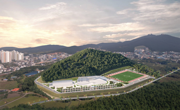 안산공원 조성사업 조감도