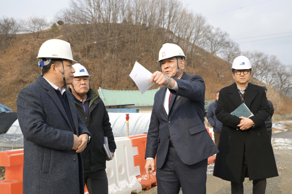 최원철 공주시장, 신풍면 시민과의 대화 진행 모습