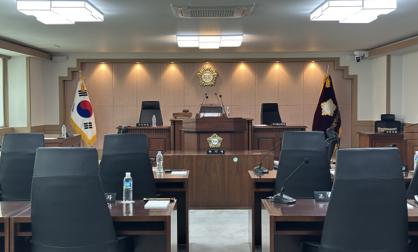 대덕구의회 본회의장 모습