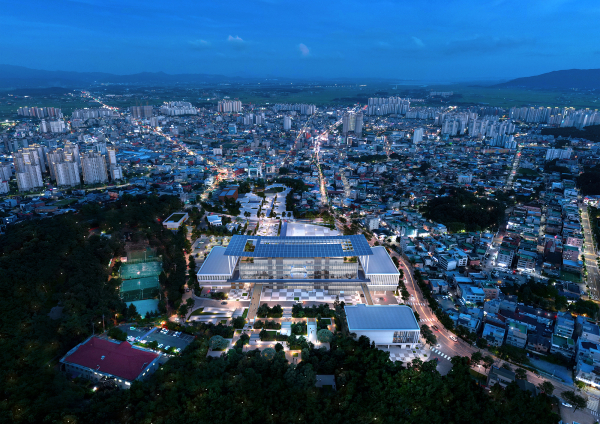 시청사 건립사업 조감도