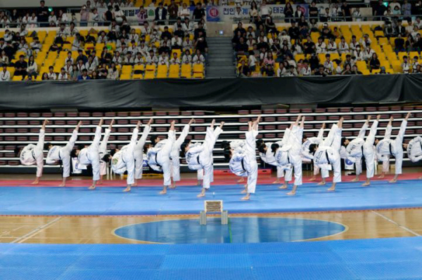 백석대 총장배 전국 태권도대회 운영 사진