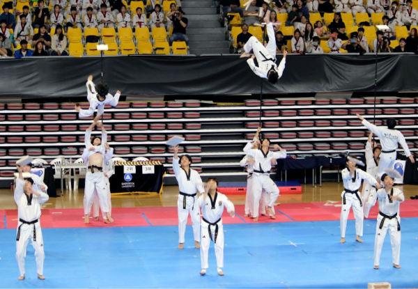 백석대 총장배 전국 태권도대회 운영 사진