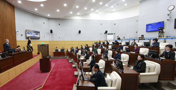 대전 서구의회, 제294회 임시회 개회 모습