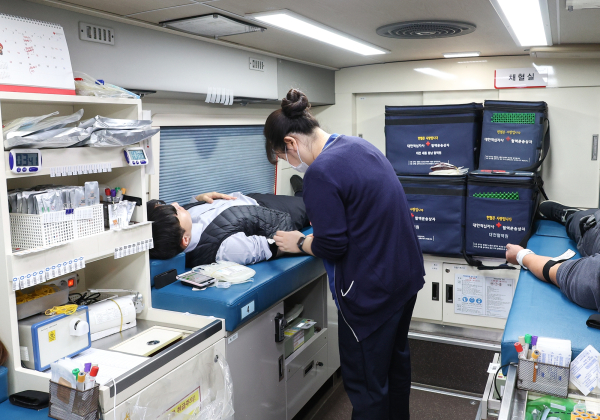 헌혈행사 모습