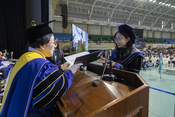 상명대학교 천안캠퍼스, 2025학년도 전기 학위수여식 개최