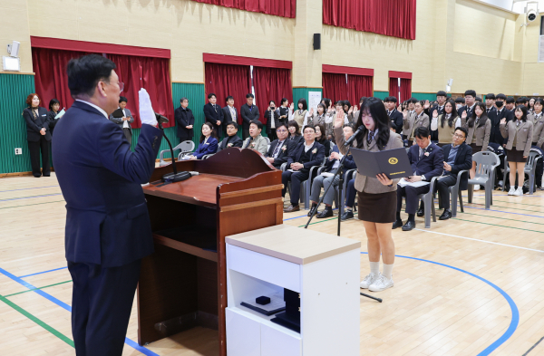 ‘제2기 협약형 특성화고’ 운영 2026학년도 신입생 입학식 개최 모습(대전생활과학고)