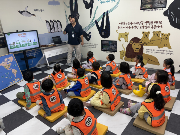 에코플랫폼 세종 유아 대상 교육 프로그램 운영 사진