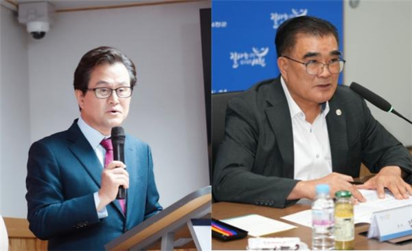 엄승용 보령시장 예비후보, 김기웅 현 서천군수